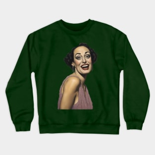 Joan Crawford painting. Crewneck Sweatshirt